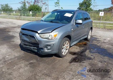 2013 Mitsubishi Outlander Sport Se из США, поврежденный, VIN 4A4AP4AU0DE007010